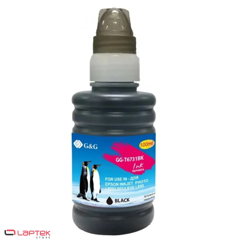 Bouteille d’encre magenta compatible G&G 103M (adaptable) CANON - Vue 1 | Laptek Store Tunisie