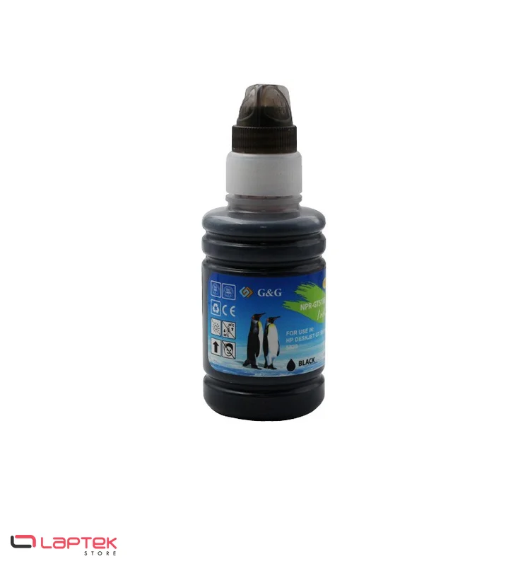 Bouteille d’encre noire universelle G&G pour Epson (adaptable) Epson - Vue 1 | Laptek Store Tunisie