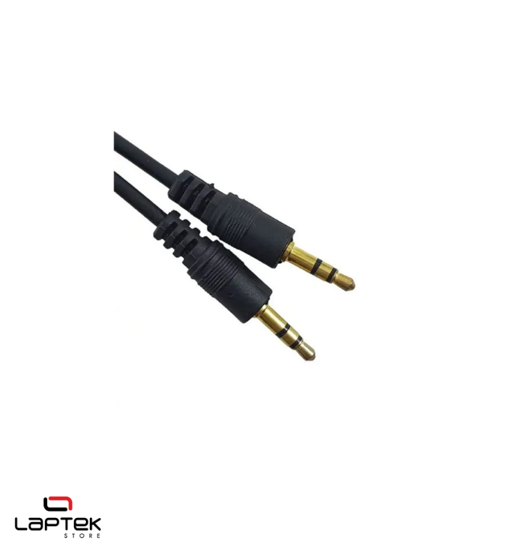 CABLE AUDIO LUCKTEK ACK 3.5MM VERS JACK 3.5MM 1.5M - Vue 1 | Laptek Store Tunisie