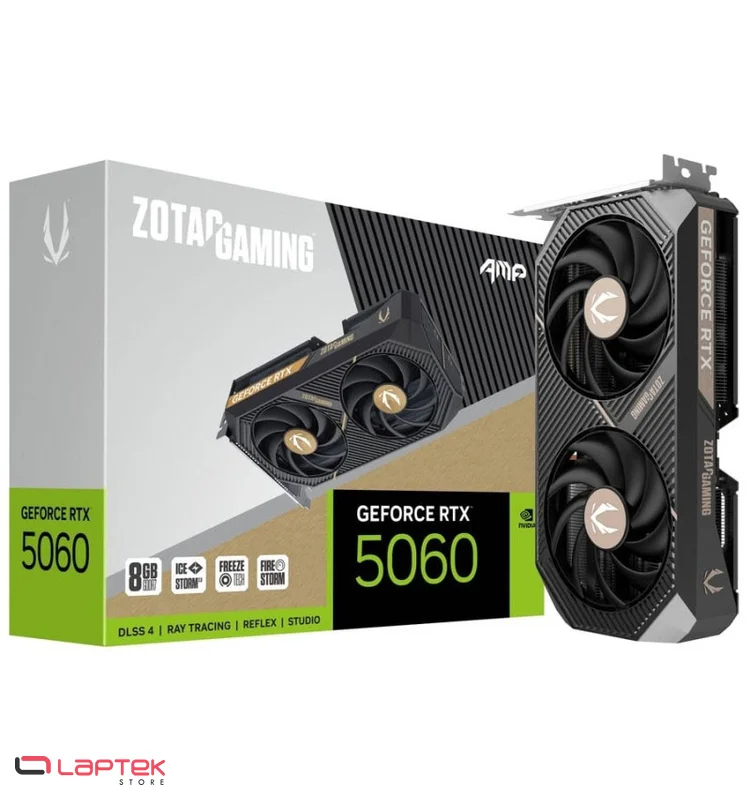 Carte Graphique Gaming Zotac GeForce RTX 5060 Twin Edge 8Go GDDR7 ZOTAC - Vue 1 | Laptek Store Tunisie