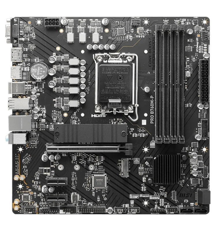 Carte Mère MSI PRO B760M-P DDR5 MSI - Miniature 4