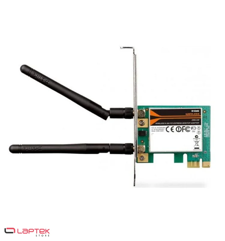 CARTE WIFI DLINK N 300 PCI EXPRESS - Vue 1 | Laptek Store Tunisie