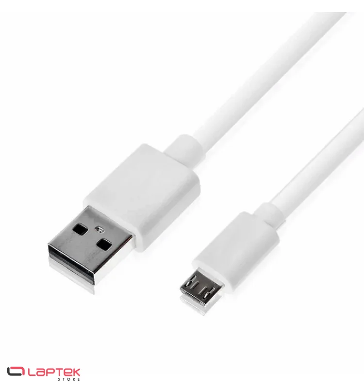 Câble Chargeur Black Wave Micro Blanc - Vue 1 | Laptek Store Tunisie
