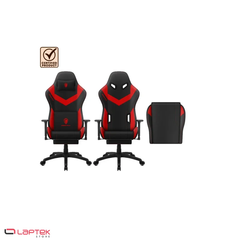 CHAISE GAMING DOWINX LS-D1163N ROUGE DOWINX - Vue 1 | Laptek Store Tunisie