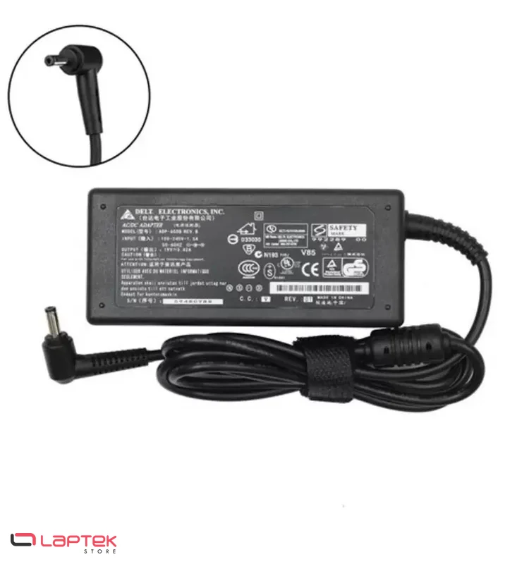CHARGEUR ADAPTABLE ASUS 19V 3.42A NEW BEC MM - Vue 1 | Laptek Store Tunisie