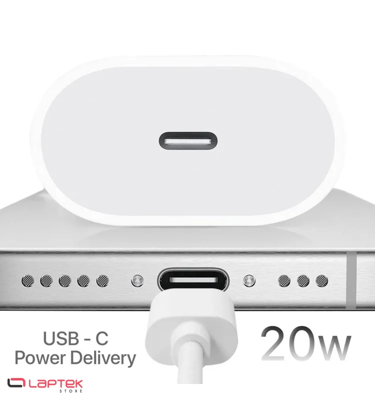 Chargeur Secteur Rapide 20W - Type-C -Type-C - Blanc  - Miniature 4