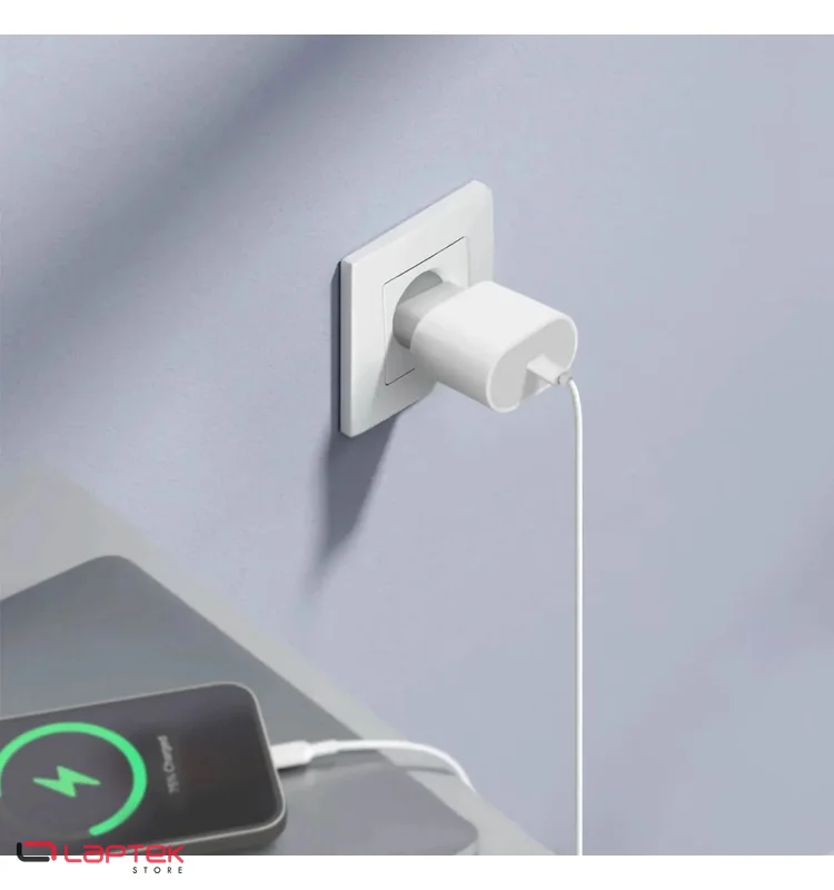 Chargeur Secteur Rapide 20W - Type-C -Type-C - Blanc  - Miniature 5