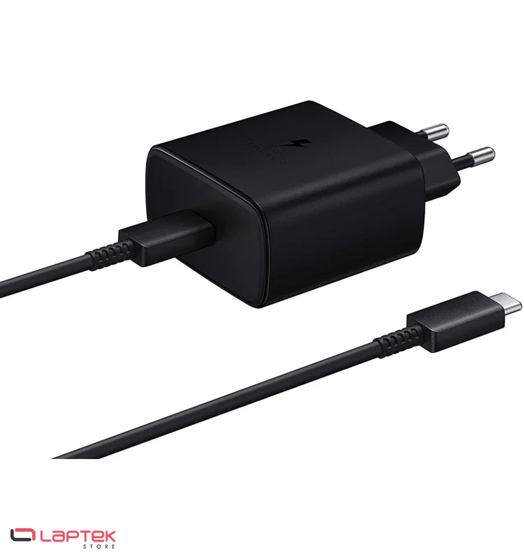 Chargeur Type C CHARGE RAPIDE - 45W Noir - Vue 1 | Laptek Store Tunisie