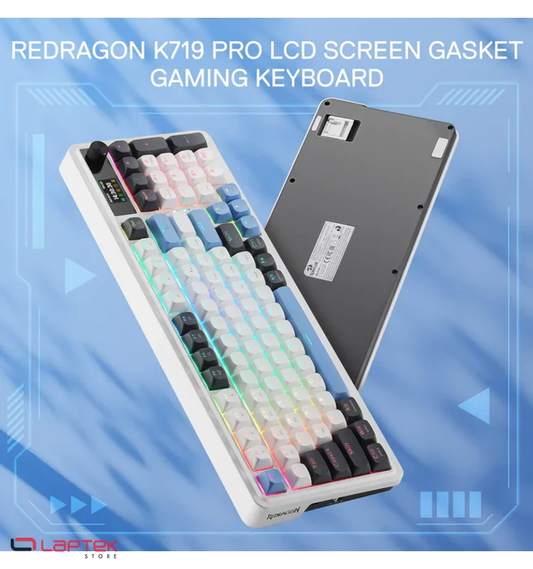 Clavier Gamer - Mécanique Redragon GALATIN PRO K719 (Ice Blue) REDRAGON  - Miniature 2