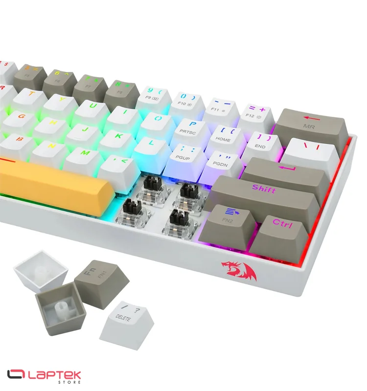 Clavier Gamer - MÉCANIQUE Redragon K530 PRO Draconic 60% Compact RGB WHITE REDRAGON  - Miniature 3