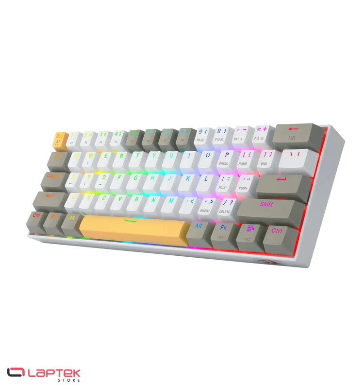 Clavier Gamer - MÉCANIQUE Redragon K530 PRO Draconic 60% Compact RGB WHITE REDRAGON  - Vue 1 | Laptek Store Tunisie