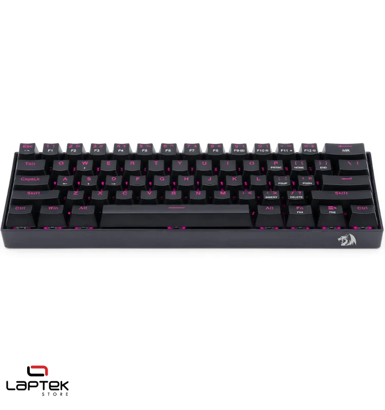 Clavier Gamer - MÉCANIQUE Redragon LAKSHMI K606 RAINBOW LED RED SWITCH - BLACK REDRAGON  - Miniature 4