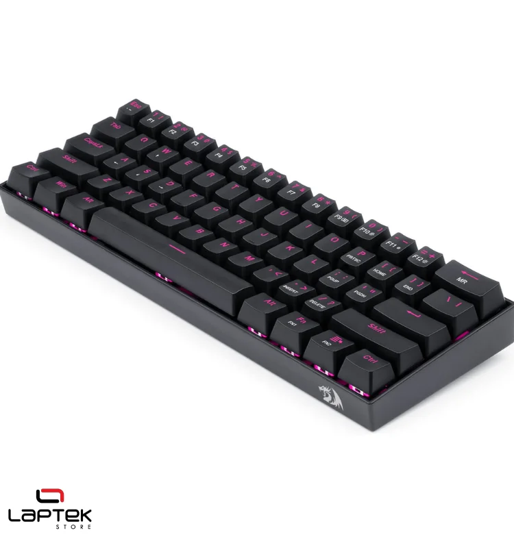 Clavier Gamer - MÉCANIQUE Redragon LAKSHMI K606 RAINBOW LED RED SWITCH - BLACK REDRAGON  - Miniature 5