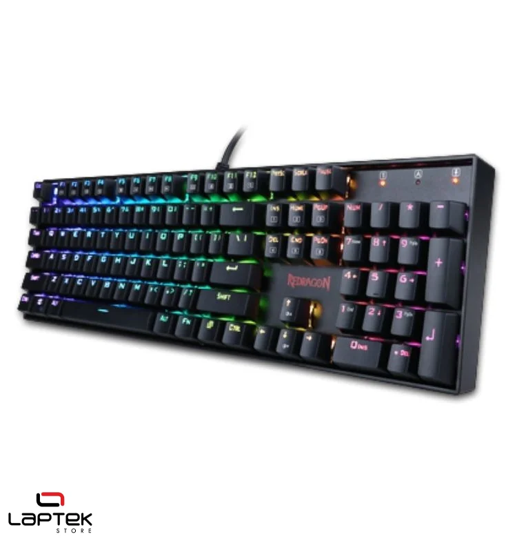 Clavier Gamer - MÉCANIQUE REDRAGON MITRA K551 Full RGB BLUE SWITCH AZERTY REDRAGON  - Vue 1 | Laptek Store Tunisie