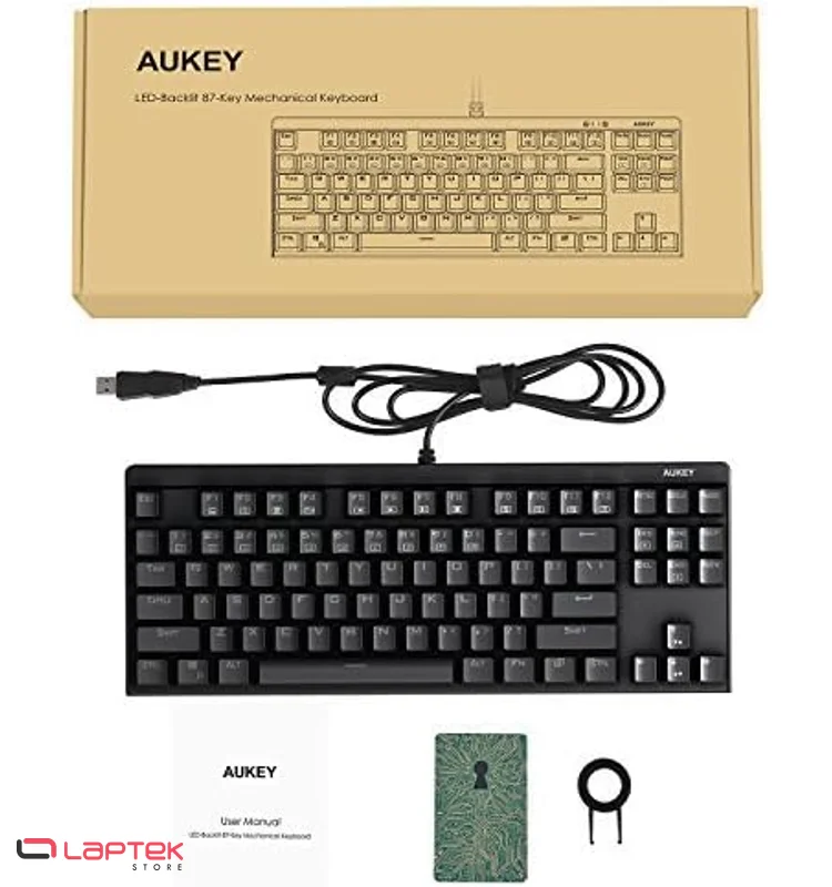 Clavier Gamer AUKEY KM-G6 BLUE SWITCH AUKEY - Miniature 2