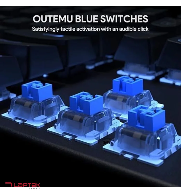 Clavier Gamer AUKEY KM-G6 BLUE SWITCH AUKEY - Miniature 3