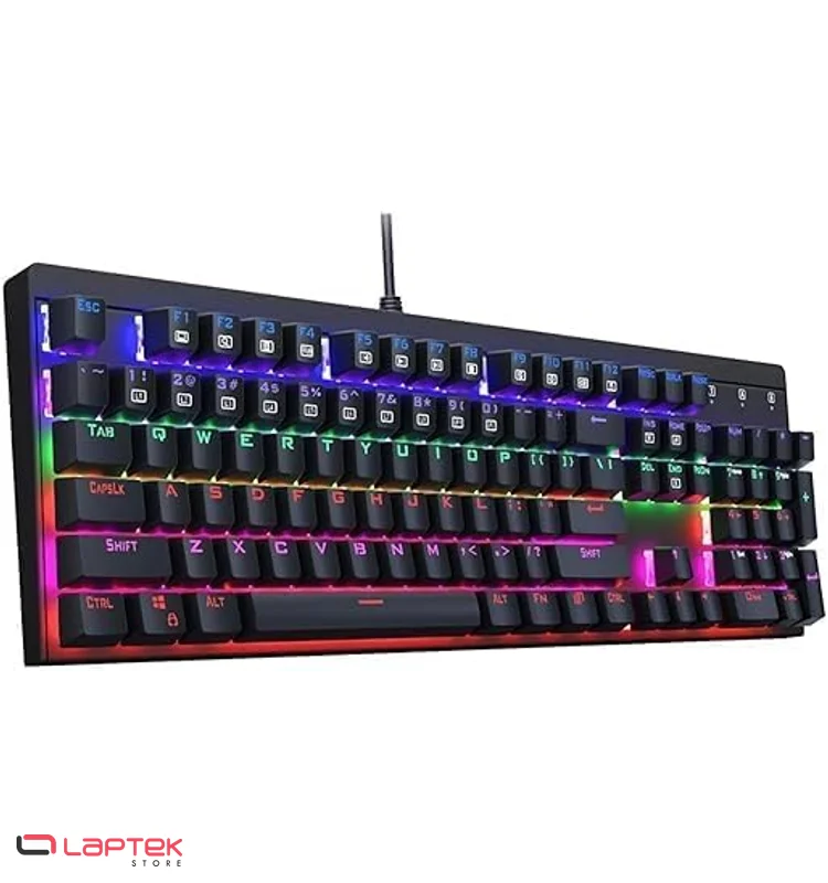 Clavier Gamer AUKEY KM-G6 BLUE SWITCH AUKEY - Vue 1 | Laptek Store Tunisie