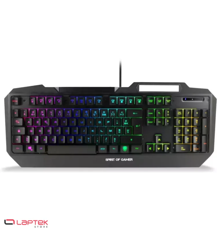Clavier Gamer SOG SEMI MECANIQUE RGB ELITE-K40 – Châssis Aluminium Spirit Of Gamer - Vue 1 | Laptek Store Tunisie