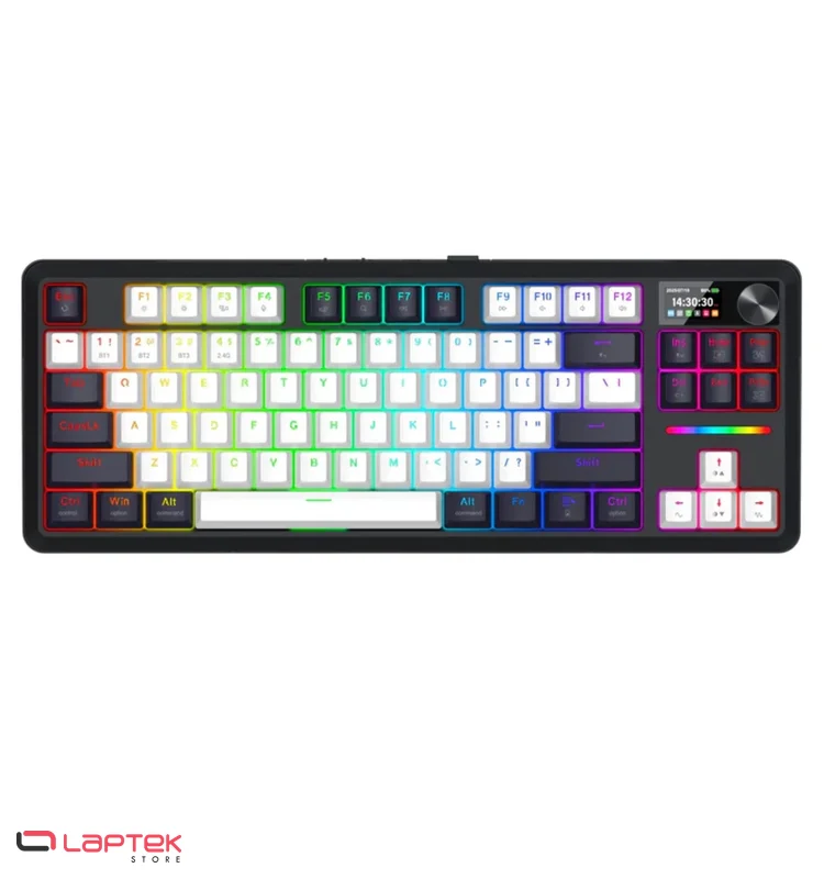 CLAVIER REDRAGON MECANIQUE WILDSLASH LCD PRO K746WB-RGB-PRO REDRAGON  - Miniature 3