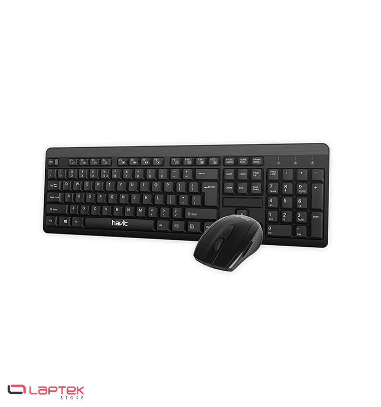 Ensemble Clavier & Souris HAVIT KB260GCM Sans Fil - Noir HAVIT - Vue 1 | Laptek Store Tunisie