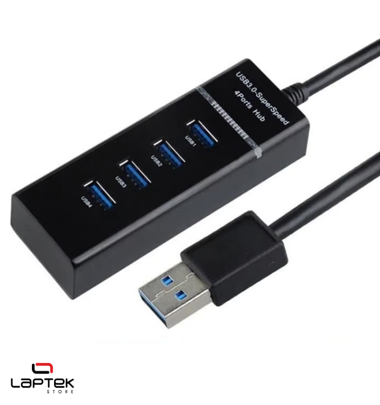 HUB 4 Ports USB 3.0 MODEL 303 - Vue 1 | Laptek Store Tunisie