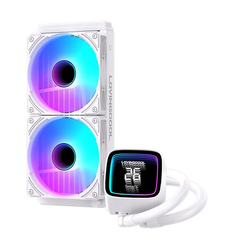 Kit Water Cooling GameMax HK-W240-02 White LOVINGCOOL  - Vue 1 | Laptek Store Tunisie