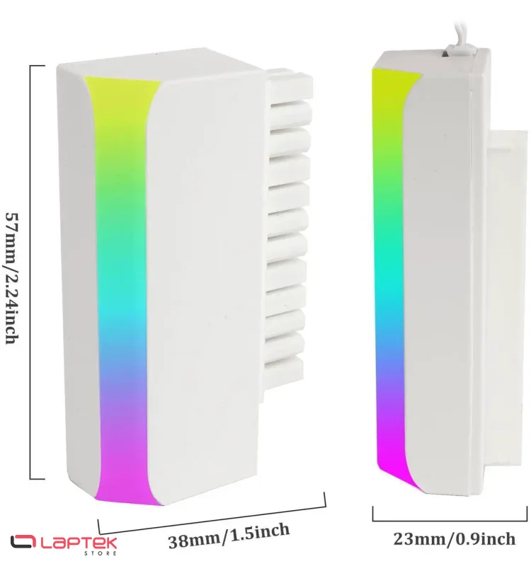 L’adaptateur ATX 24 PIN 90° MCA-L24 WHITE - Miniature 2