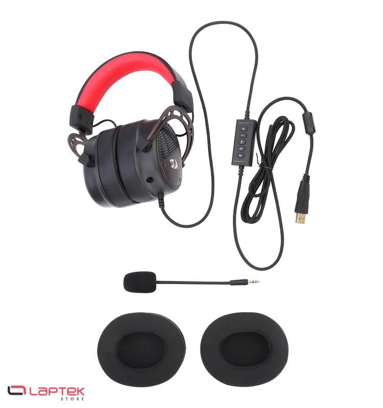 MICRO CASQUE GAMER - Redragon THORIDAL H730 7.1 BLACK REDRAGON  - Miniature 3