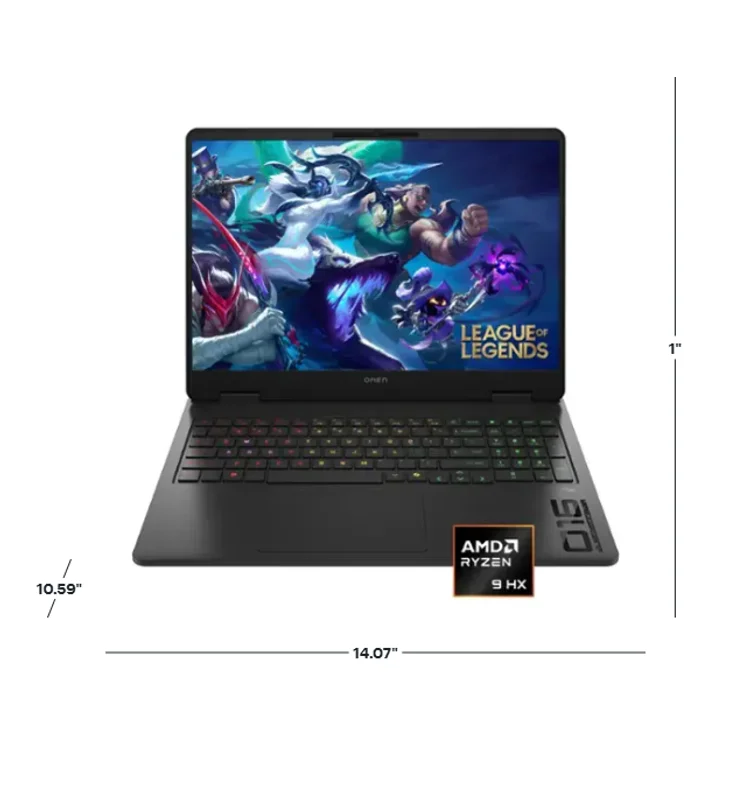 PC Portable Gamer HP OMEN 16-ap0053dx | AMD Ryzen 9 8940HX | RTX 5060 | 16 Go RAM | 1 To SSD HP - Miniature 4