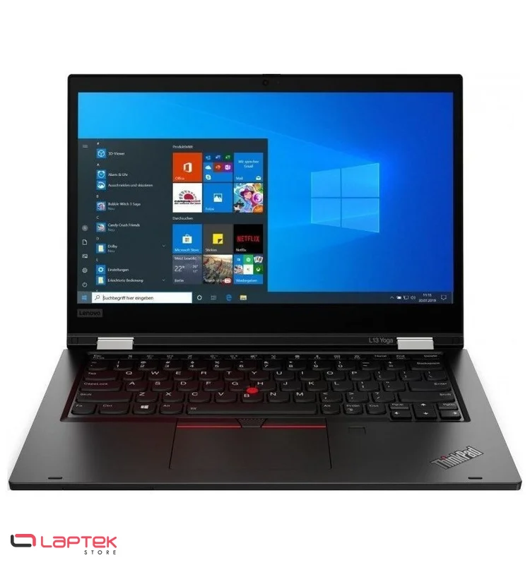 Pc Portable Lenovo ThinkPad L13 Yoga | Convertible Tactile 2 en 1 | Core i7 11eme vPro | 16 Go RAM DDR4 | 256 Go SSD Nvme | Avec Stylet Lenovo - Vue 1 | Laptek Store Tunisie