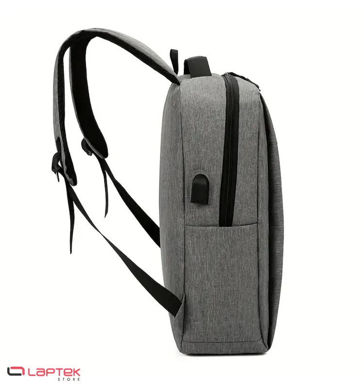 Sac à dos pour Pc Portable 15.6" BACKPACK + Sacoche + Trousse - Gris - Miniature 5