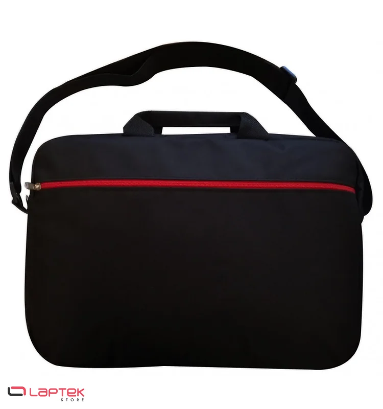 Sacoche Pour PC Portable 15.6'' - Noir&Rouge - Vue 1 | Laptek Store Tunisie