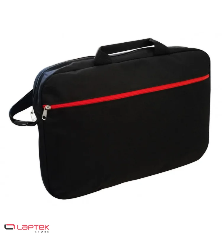 Sacoche Pour PC Portable 15.6'' - Noir&Rouge - Miniature 2