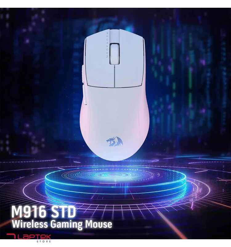 SOURIS GAMER - REDRAGON K1NG M916 STANDARD (1 kHz) BLANC REDRAGON  - Miniature 4