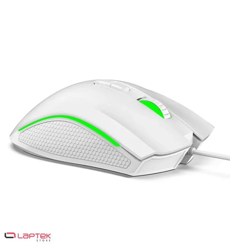 Souris Gamer USB HXSJ A869 Blanc - RGB HXSJ - Miniature 3