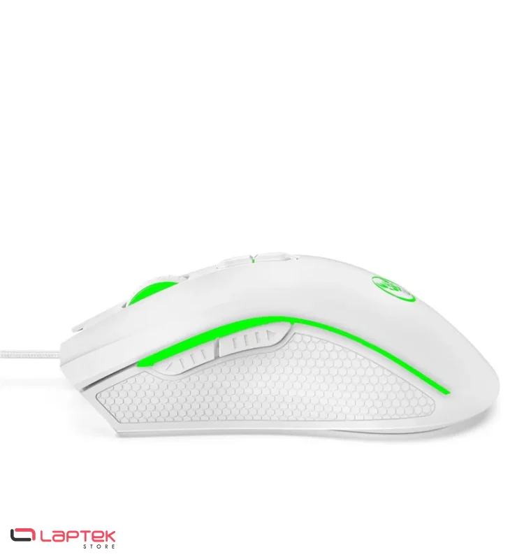Souris Gamer USB HXSJ A869 Blanc - RGB HXSJ - Miniature 4