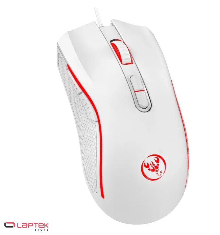 Souris Gamer USB HXSJ A869 Blanc - RGB HXSJ - Miniature 6