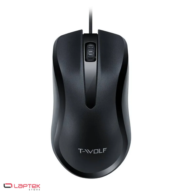 Souris Optique USB T-WOLF V12 - Noir - Vue 1 | Laptek Store Tunisie