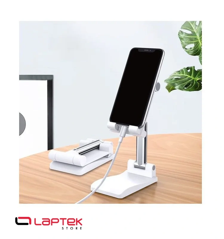 Support De Bureau Pour Smartphone Havit ST7008 Pliable Avec Miroir Blanc HAVIT - Miniature 2