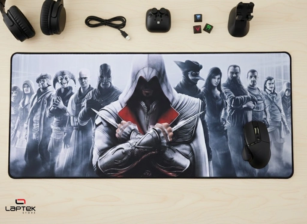 TAPIS XXL ASSASSIN'S CREED WHITE