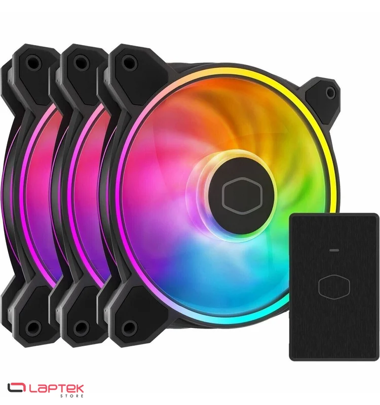 Ventilateur Cooler Master MF120 Halo² BLACK 3in1 Cooler Master - Vue 1 | Laptek Store Tunisie