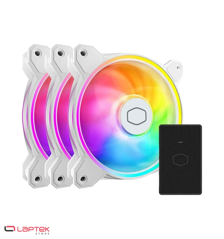 Ventilateur Cooler Master MF120 Halo² White 3in1 Cooler Master - Vue 1 | Laptek Store Tunisie