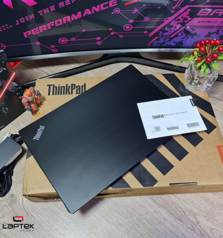Lenovo ThinkPad E15 Gen 3 15,6_ – Ryzen 5 5500U – 16 Go RAM – 512 Go SSD NVMe – Full HD IPS – PC Portable Professionnel