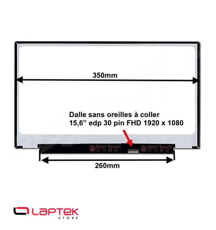 Afficheur 15.6" LED Slim 30 PIN