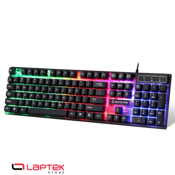 ENSEMBLE CLAVIER & SOURIS GAMING IGNITE PRO - NOIR