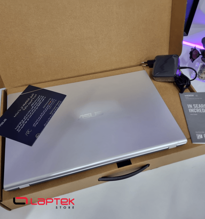 Asus Vivobook 15 - Full HD - Importé Etat Neuf - Core i7 11éme - 16 Go RAM DDR4 - NVIDIA MX330 2GO - 512Go SSD Nvme