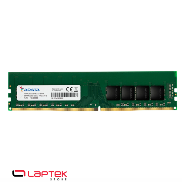 BARRETTE MEMOIRE ADATA U-DIMM 16GO 3200 MHZ DDR4 POUR PC DE BUREAU