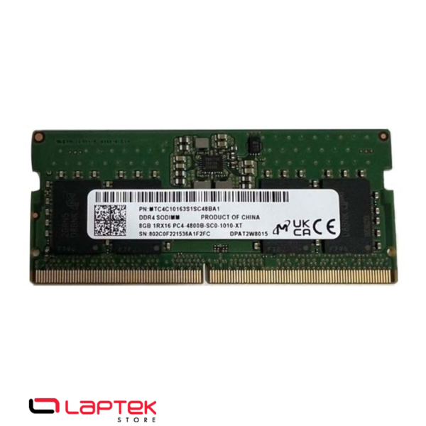 Barrette Mémoire MICRON Pour Pc De Bureau 8GB - DDR4