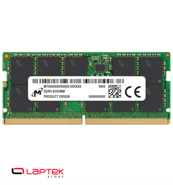 Micron SODIMM 8GB PC5 DDR5 4800 1Rx16 MTC4C10163S1SC48BA1-tunisie