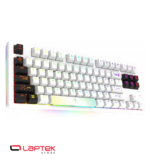 CLAVIER GAMER MÉCANIQUE AQIRYS ALUDRA TKL 100% ANTI-GHOSTING RGB - BLANC - TN